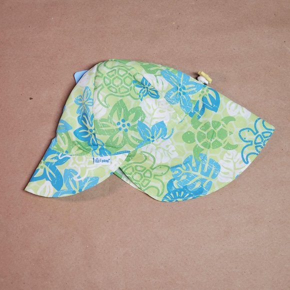 I Play Sun Protection Hat 9-18 Months Green - Picture 8 of 10